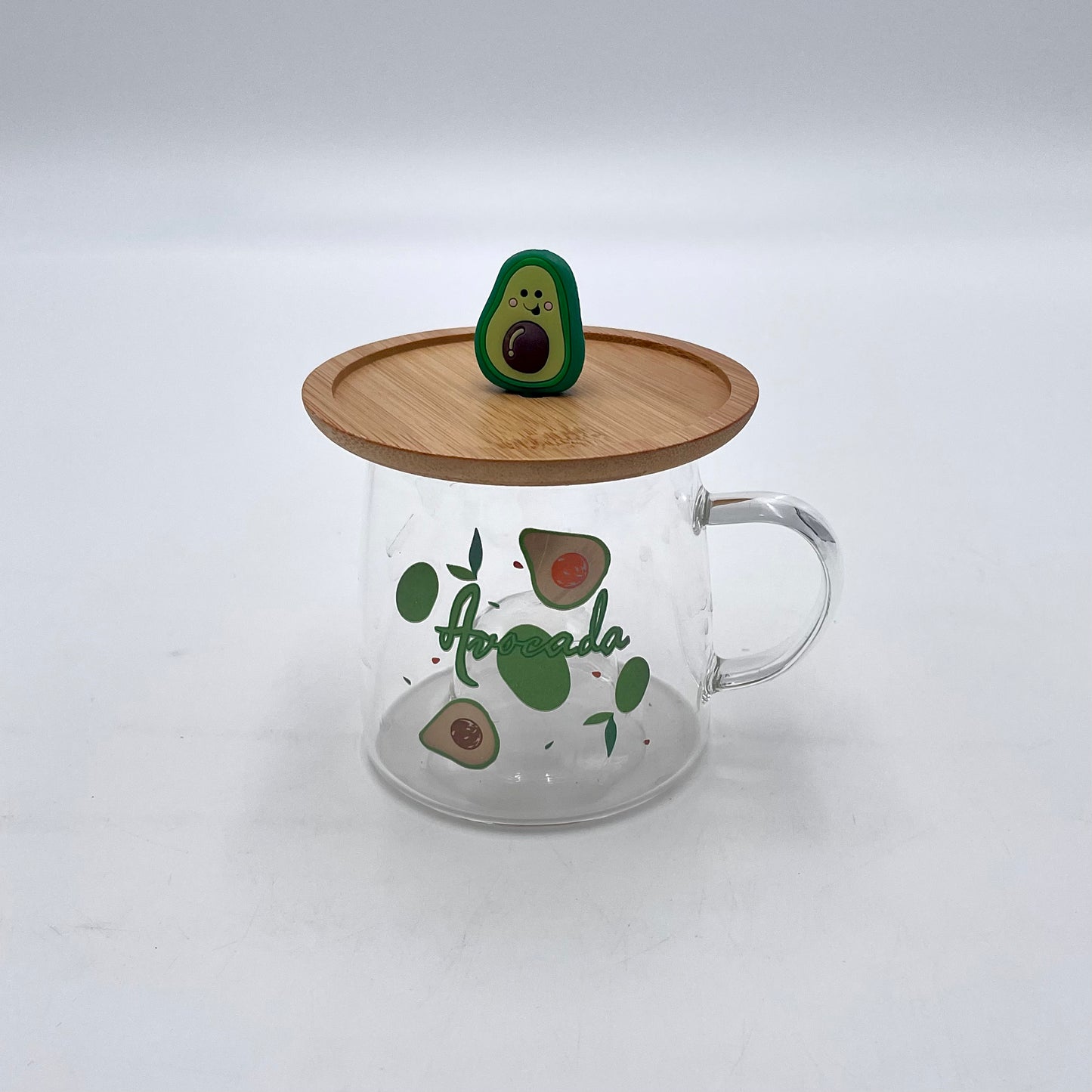 Teeglas mit Korkdeckel "Avocado" Perotti 220ml